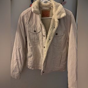 Levi’s Corduroy Sherpa Trucker Style Jacket